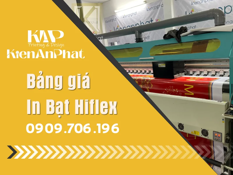 Bảng giá In bạt Hiflex TP Hồ Chí Minh MỚI NHẤT 2025