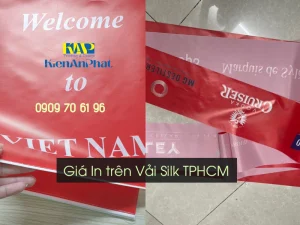 Giá In trên Vải Silk TPHCM chỉ từ 90K