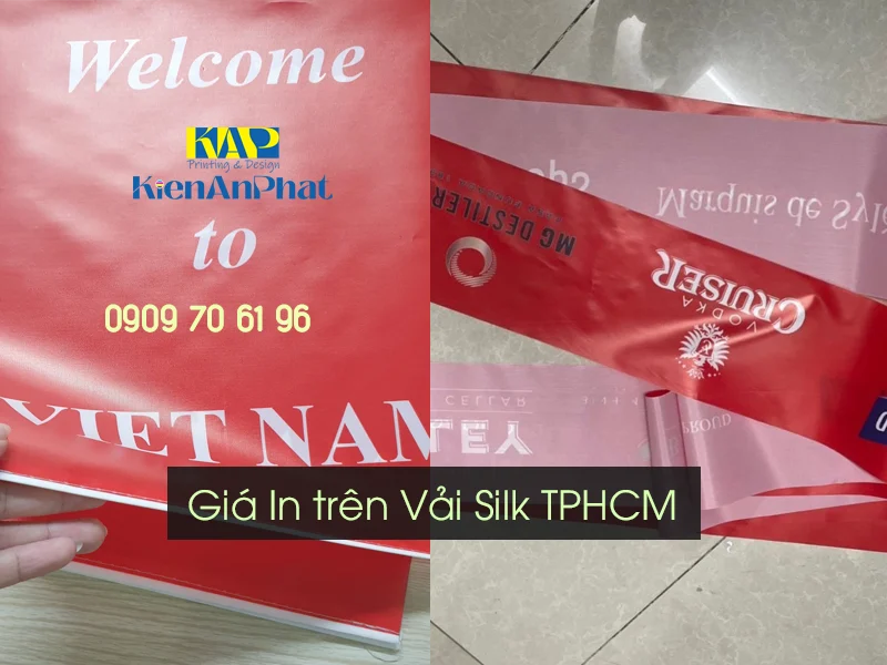 Giá In trên Vải Silk TPHCM chỉ từ 90K