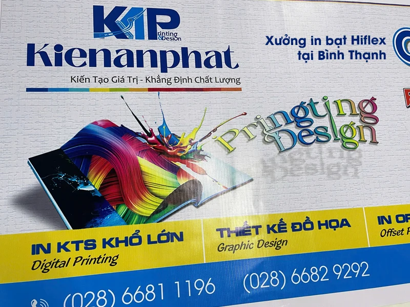 Xưởng in bạt Hiflex tại Bình Thạnh chất lượng Giá từ 34K
