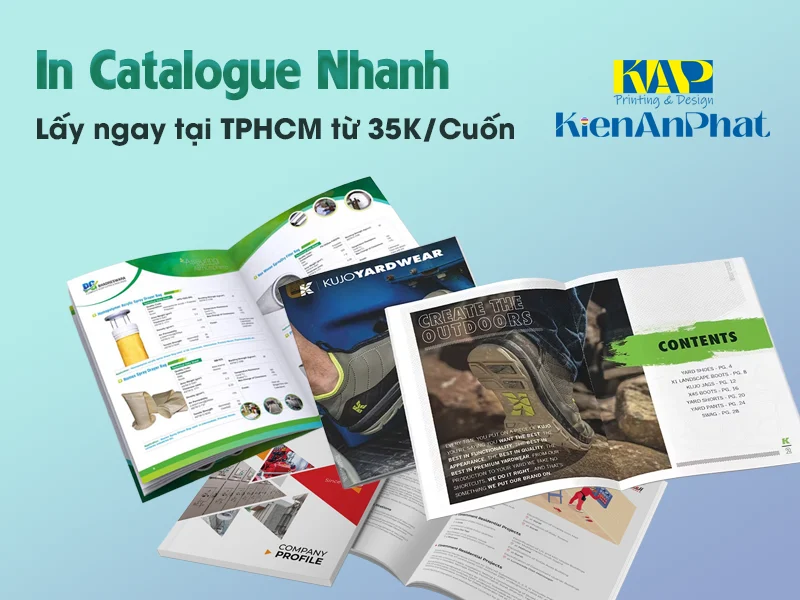In Catalogue Nhanh, Lấy ngay tại TPHCM từ 35K/Cuốn