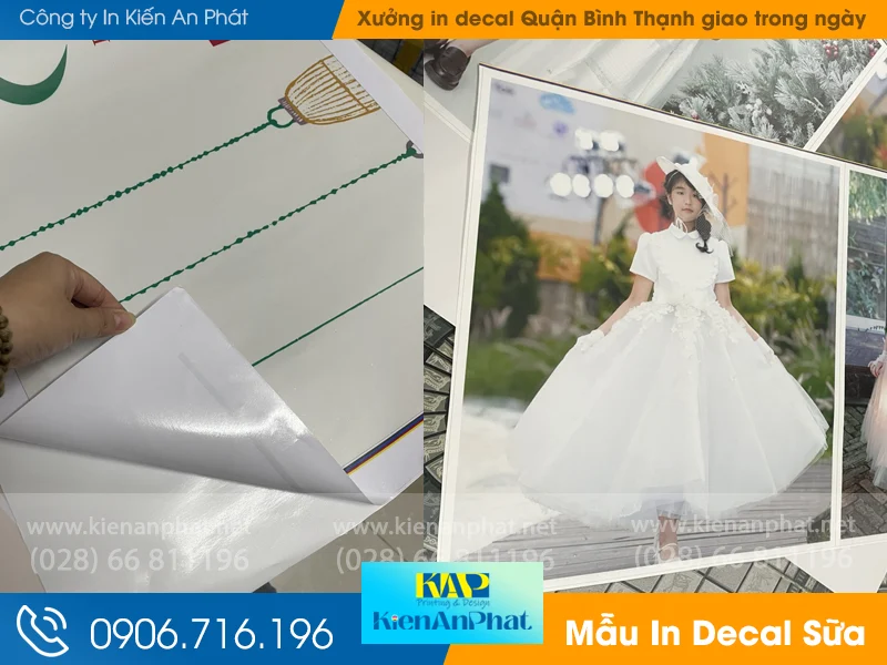 Xưởng In Decal Quận Bình Thạnh Giá rẻ giành cho bạn