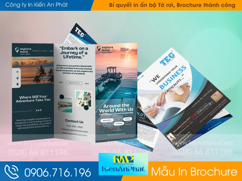 Bí quyết in ấn bộ Tờ rơi, Brochure thành công