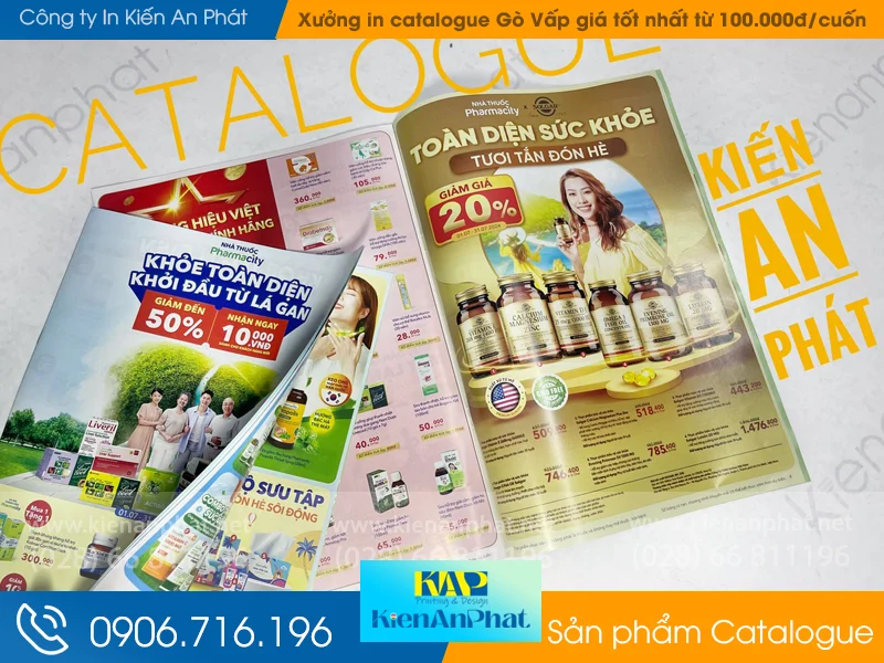 Xưởng in catalogue Gò Vấp giá tốt nhất từ 100.000đ/quyển