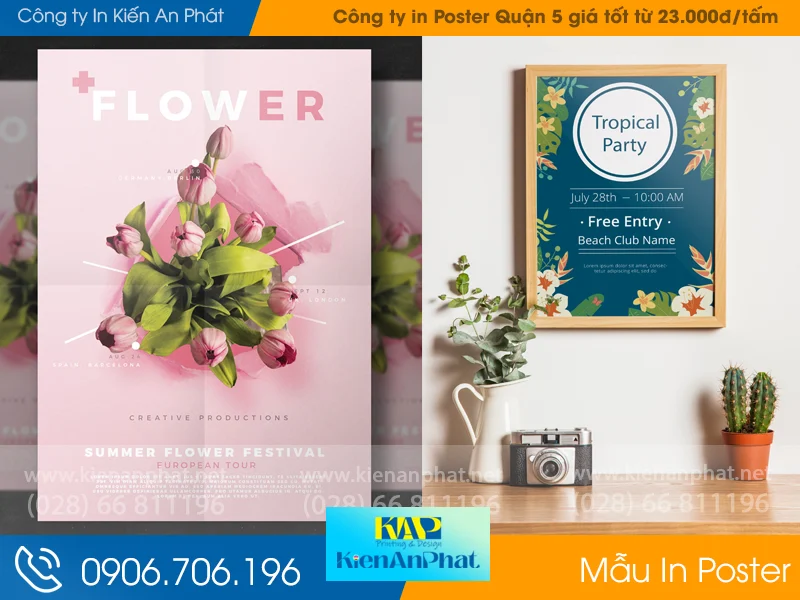 Công ty in poster Quận 5 giá tốt từ 23.000đ/tấm