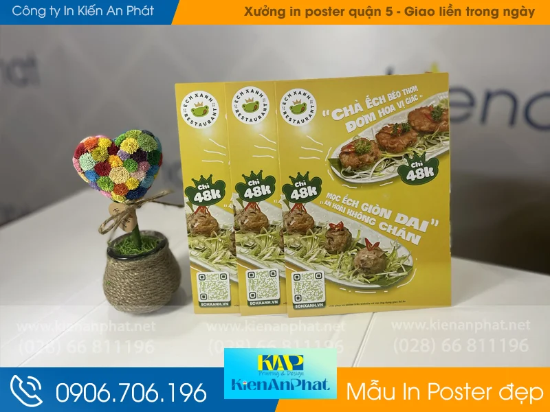 Xưởng in poster quận 5: Các hình thức in thông dụng nhất hiện nay