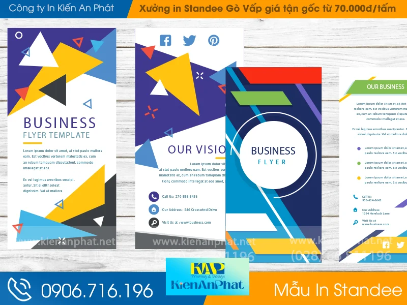 Xưởng in Standee Gò Vấp giá tận gốc từ 70.000đ/tấm tại In Kiến An Phát