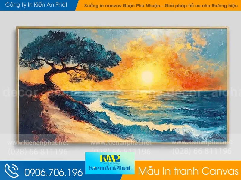 Xưởng in canvas Quận Phú Nhuận – Giải pháp tối ưu cho thương hiệu