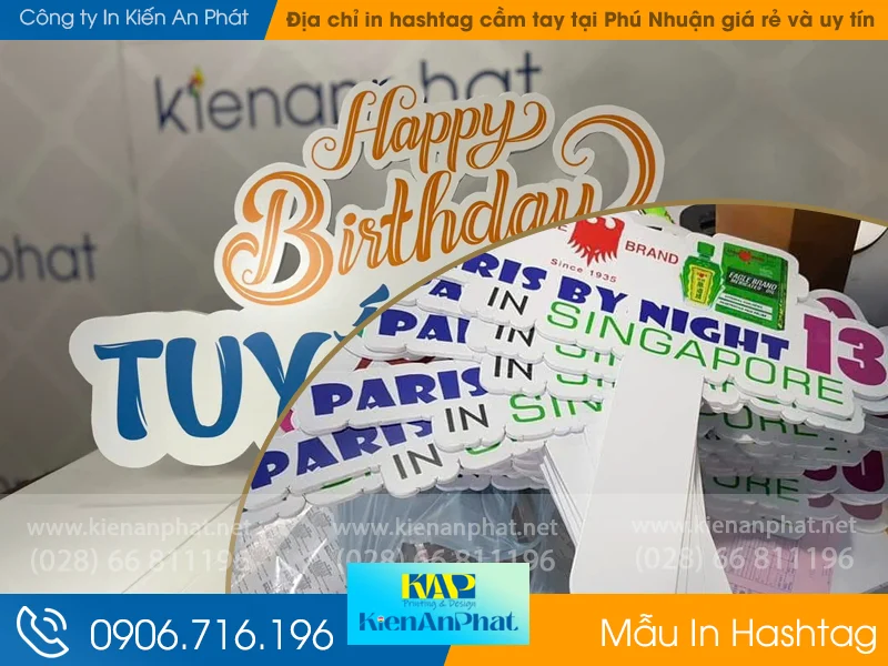 Địa chỉ in hashtag cầm tay tại Phú Nhuận giá rẻ và uy tín
