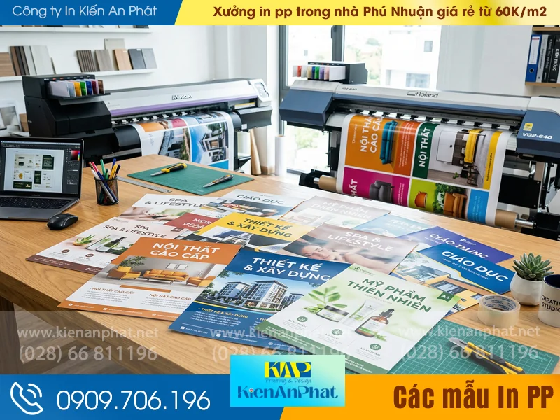 Xưởng in pp trong nhà Phú Nhuận giá rẻ từ 60K/m2
