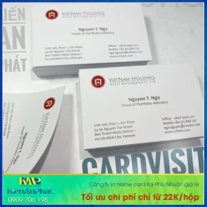 Địa chỉ in name card tại Phú Nhuận giá rẻ giúp tối ưu chi phí
